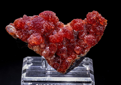 heart-shaped rhodochrosite