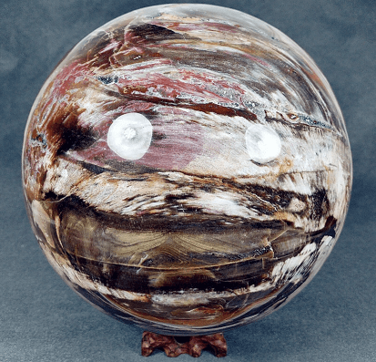 Petrified wood ball